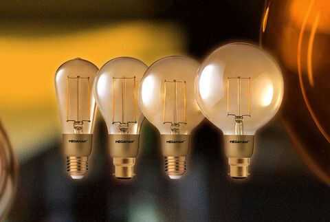 Megaman&rsquo;s new Gold Filament range Sets the Mood