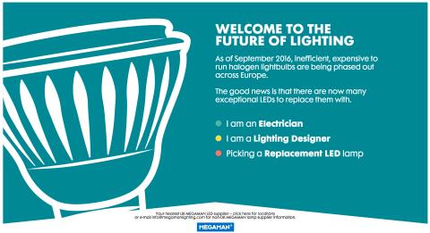 Megaman Helps Electricians and Designers Get Ready for the Halogen Ban With the Launch of a New Website