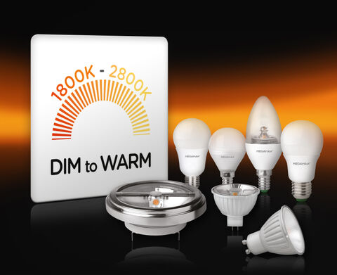 Megaman&rsquo;s new Dim-to-Warm provides a more intimate lighting experience