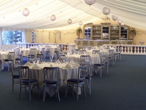 More Megaman LEDs in Coombe Abbey's Marquee
