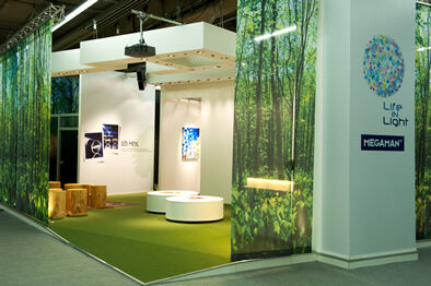 Megaman LEDing the Way at Light at Build