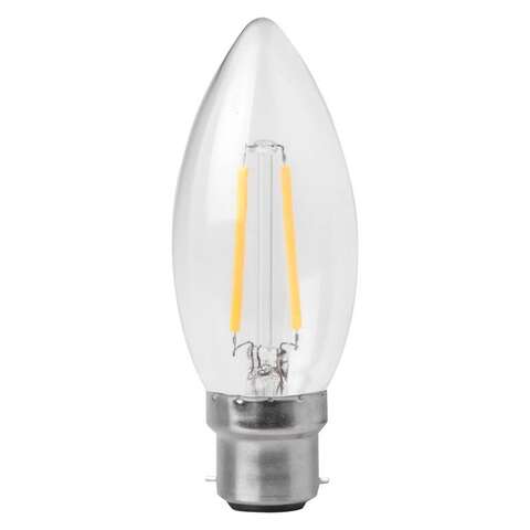 3W FILAMENT CANDLE ECONOMY LED 2700K B22