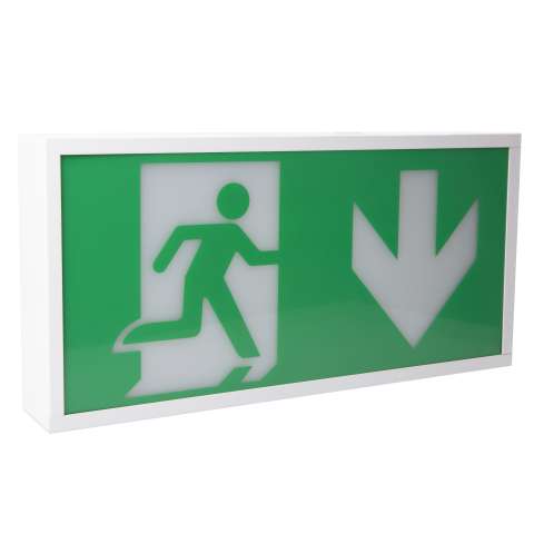 TEMPUS&reg; EMERGENCY EXIT LIGHT BOX 3 Hour Maintained/Non-Maintained (5W)