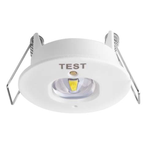 TEMPUS&reg; EMERGENCY OPEN AREA RECESSED SPOTLIGHT Non-Maintained (1W)