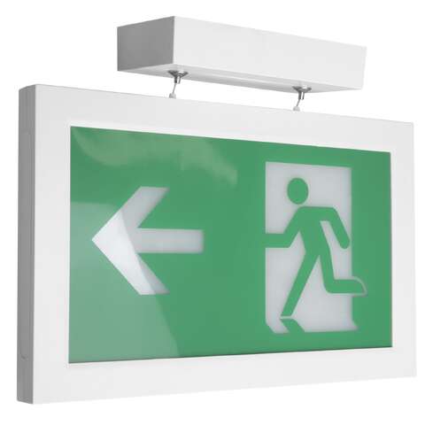 TEMPUS&reg; EMERGENCY EXIT SIGN SUSPENDED Non-Maintained (3.5W)