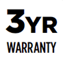 3 year warranty