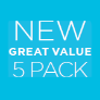 NEW GREAT VALUE 5 PACK